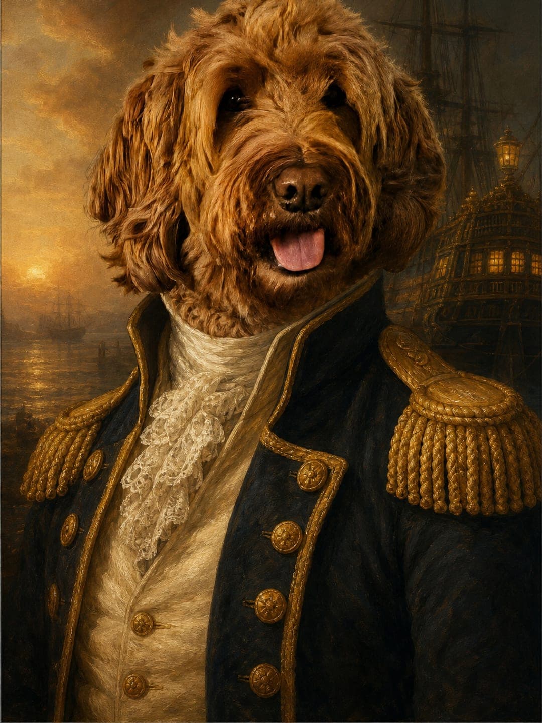 Voorbeeld van de stijl The Admiral